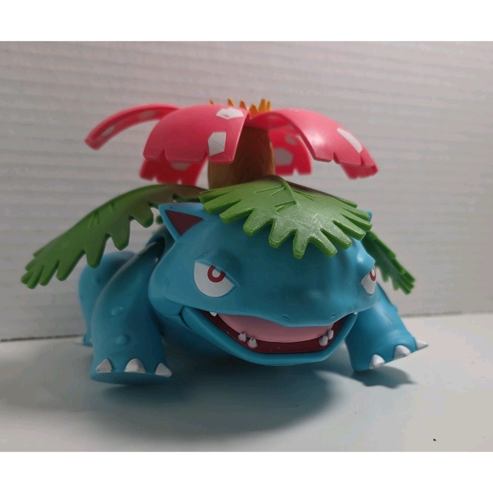 Pokemon Venusaur Large Action Figure Toy Pokemon 2020 Cartoon Anime Jazwares VGC - Picture 2 of 8